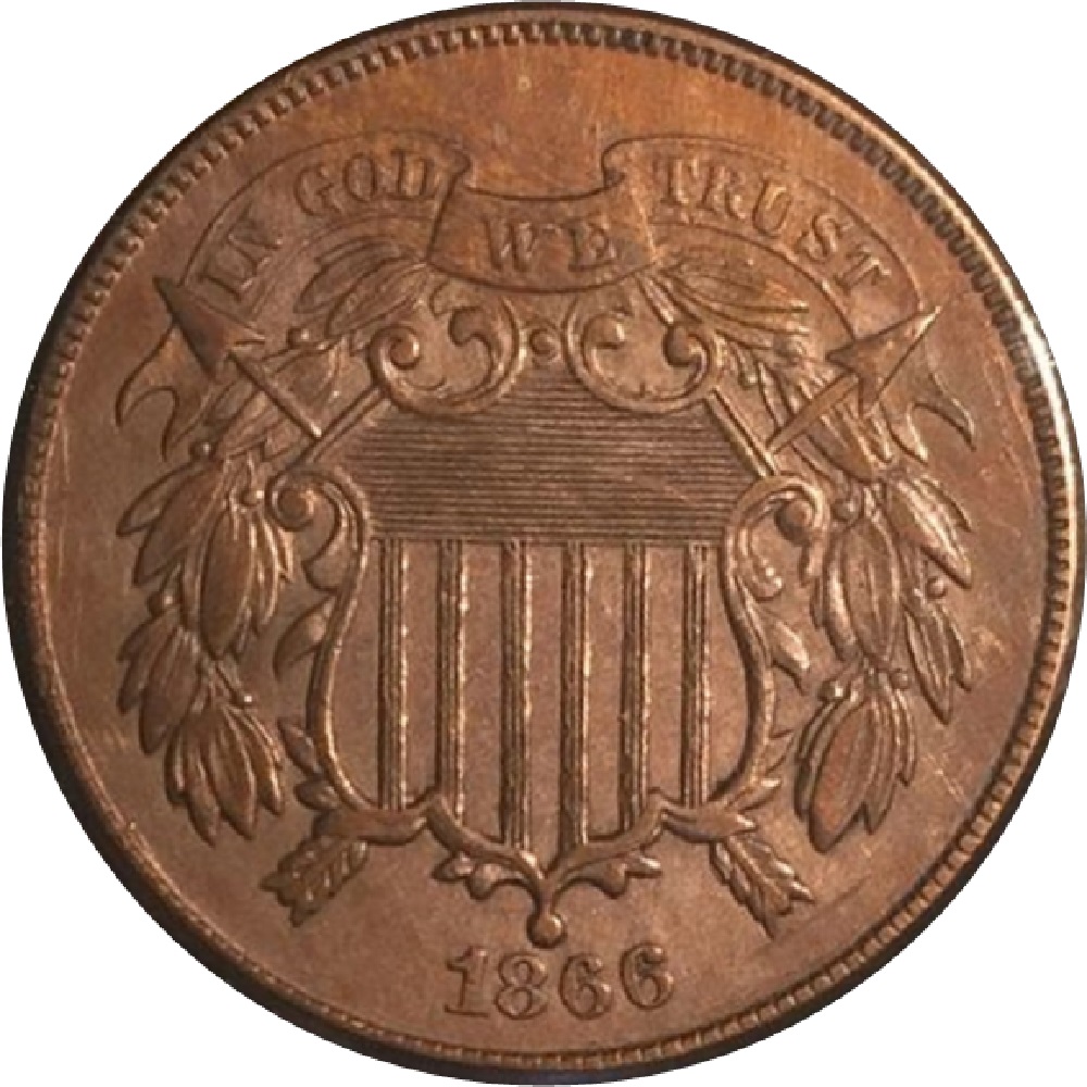 1866-Two-Cent-Copper
